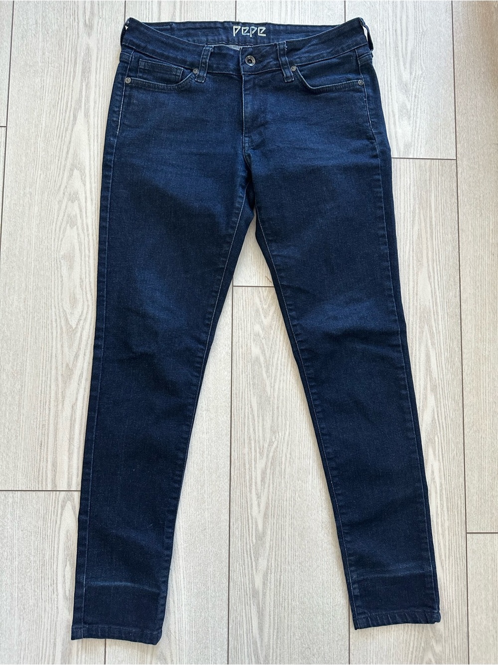 Pepe Jeans Navy Blue Skinny Jeans